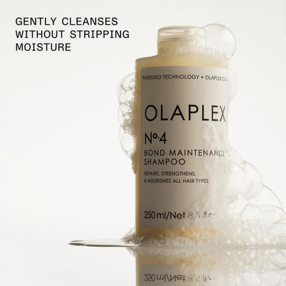 Olaplex No. 4 Bond Maintenance Shampoo, Repairs, Strengthens, & Nourishes All Hair Types, Adds Shine & Leaves Hair Feeling Soft