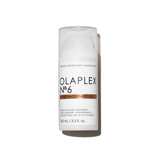 Olaplex No. 6 Bond Smoother, Leave-In Styling Hair Cream Treatment, Smooths, Conditions, & Strengthens, Frizz Control for Up to 72 Hours, For All Hair Types, 3.3 fl oz
